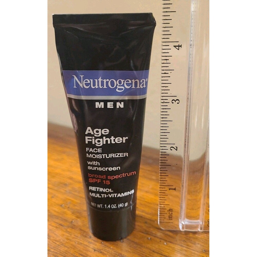 Neutrogena 1.4 oz Men Age Fighter Face Moisturizer Sunscreen SEALED NWOB READ